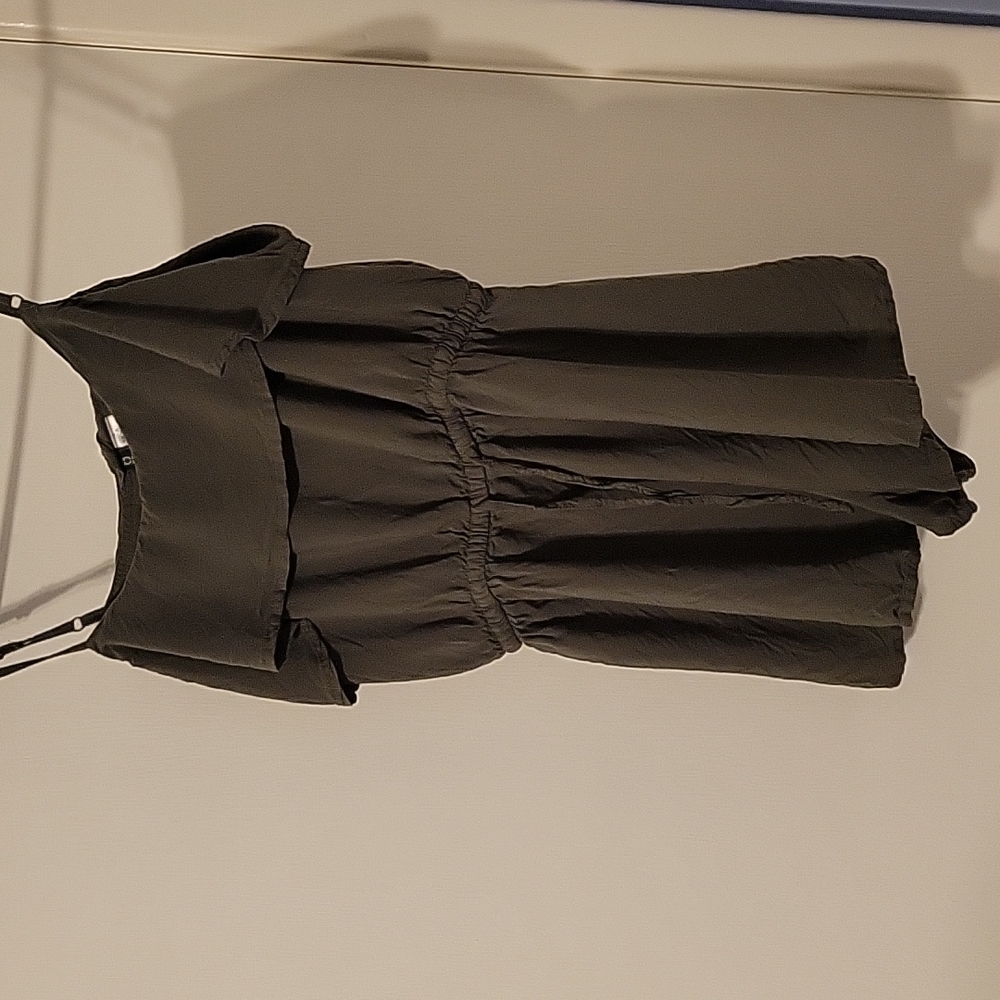 Romper size 8 army green color